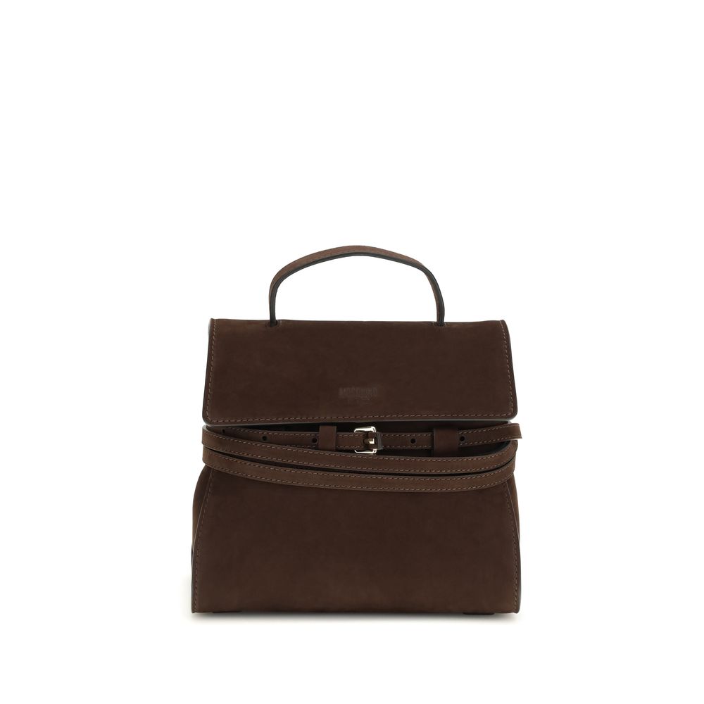 Moschino Brown Calf Leather Bos Taurus Women's Handbag