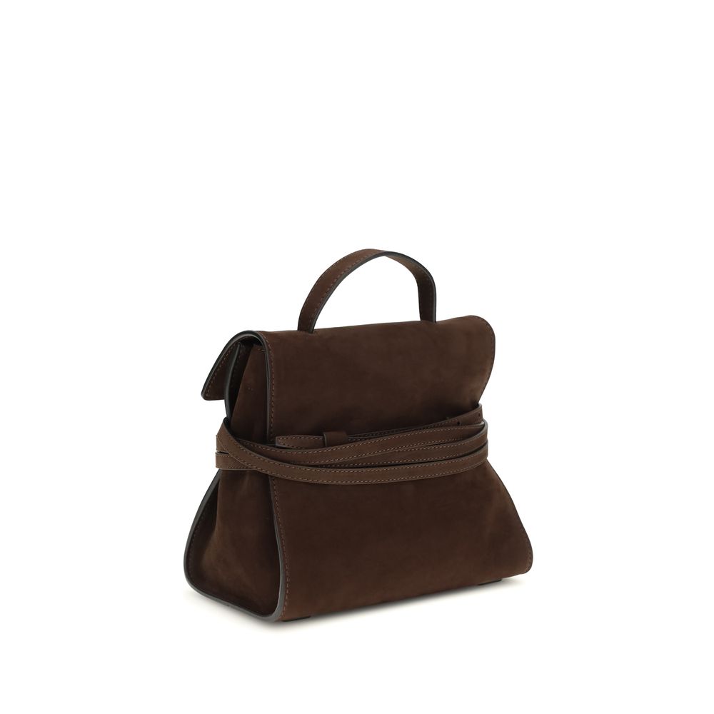 Moschino Brown Calf Leather Bos Taurus Women's Handbag