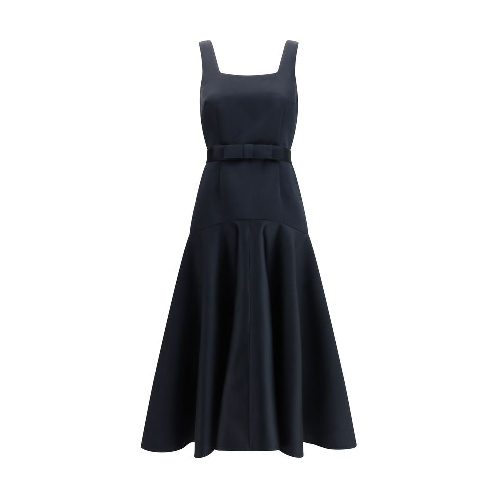 P.A.R.O.S.H. Blue Polyester Casual Women's Dress