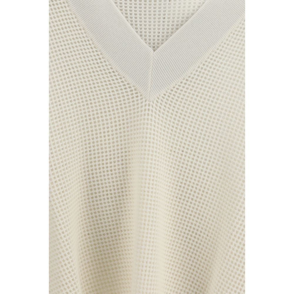 Brunello Cucinelli Beige Cashmere Women's Sweater