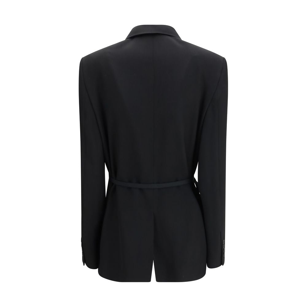 Balenciaga Black Wool Women's Coat