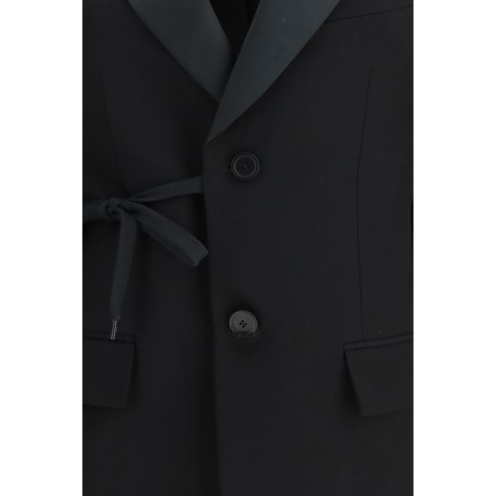 Balenciaga Black Wool Women's Coat