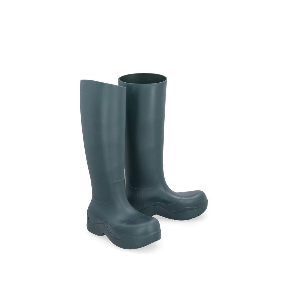 Bottega Veneta Bicolor Rubber Rain Women's Boots