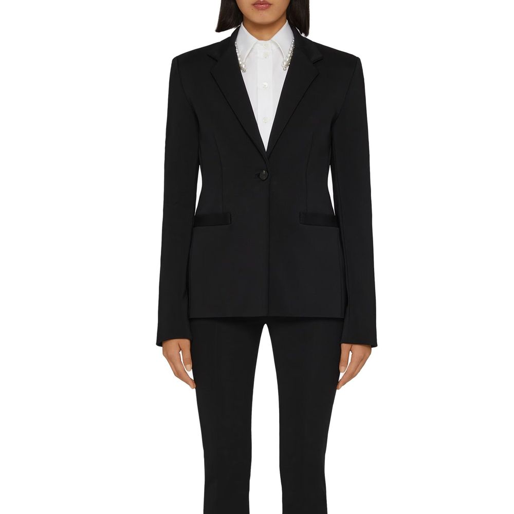 Givenchy Black Elastane Women's Blazer