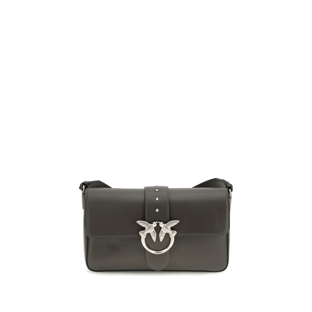 PINKO Bicolor Leather Shoulder Women's Bag