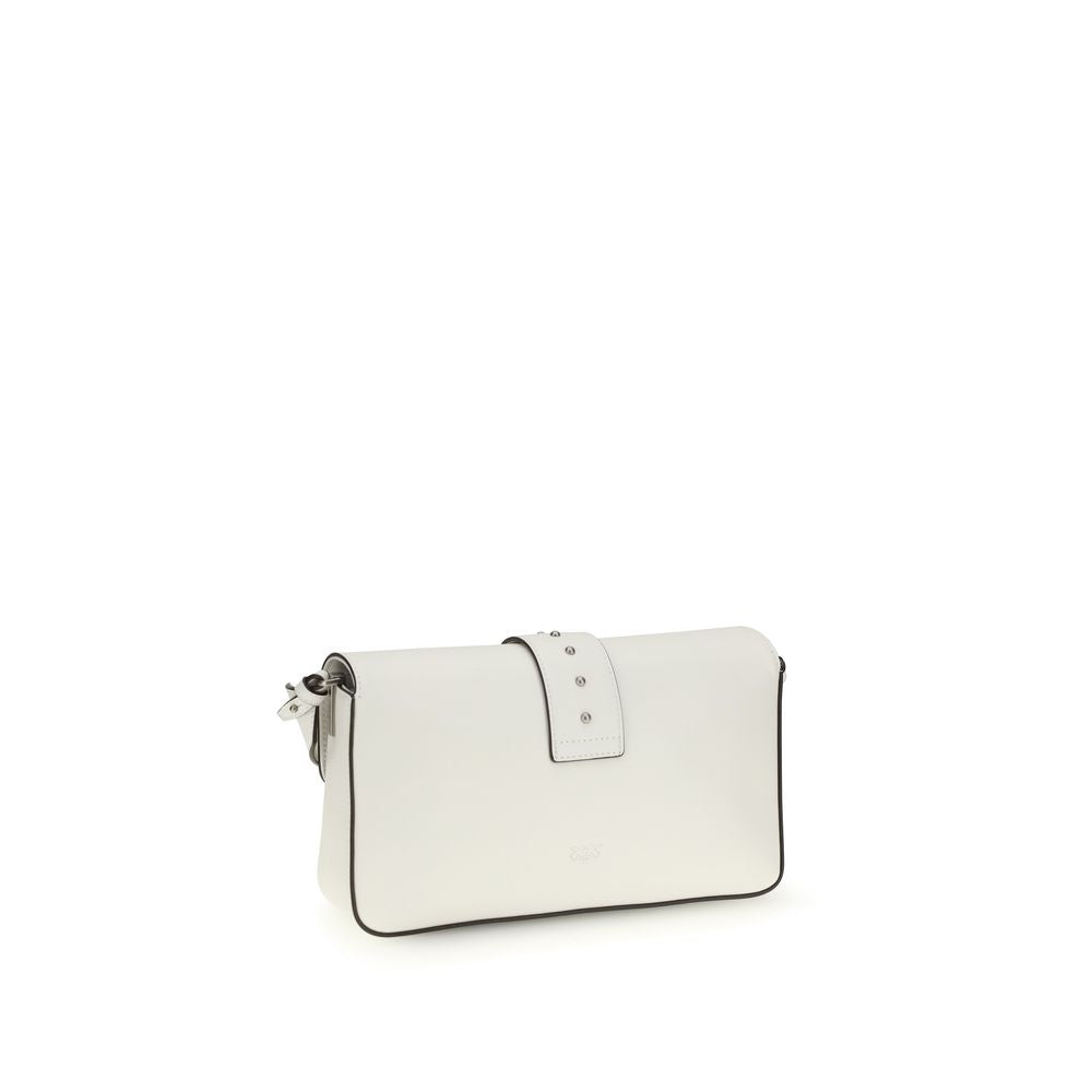 PINKO White Leather Shoulder Women's Bag