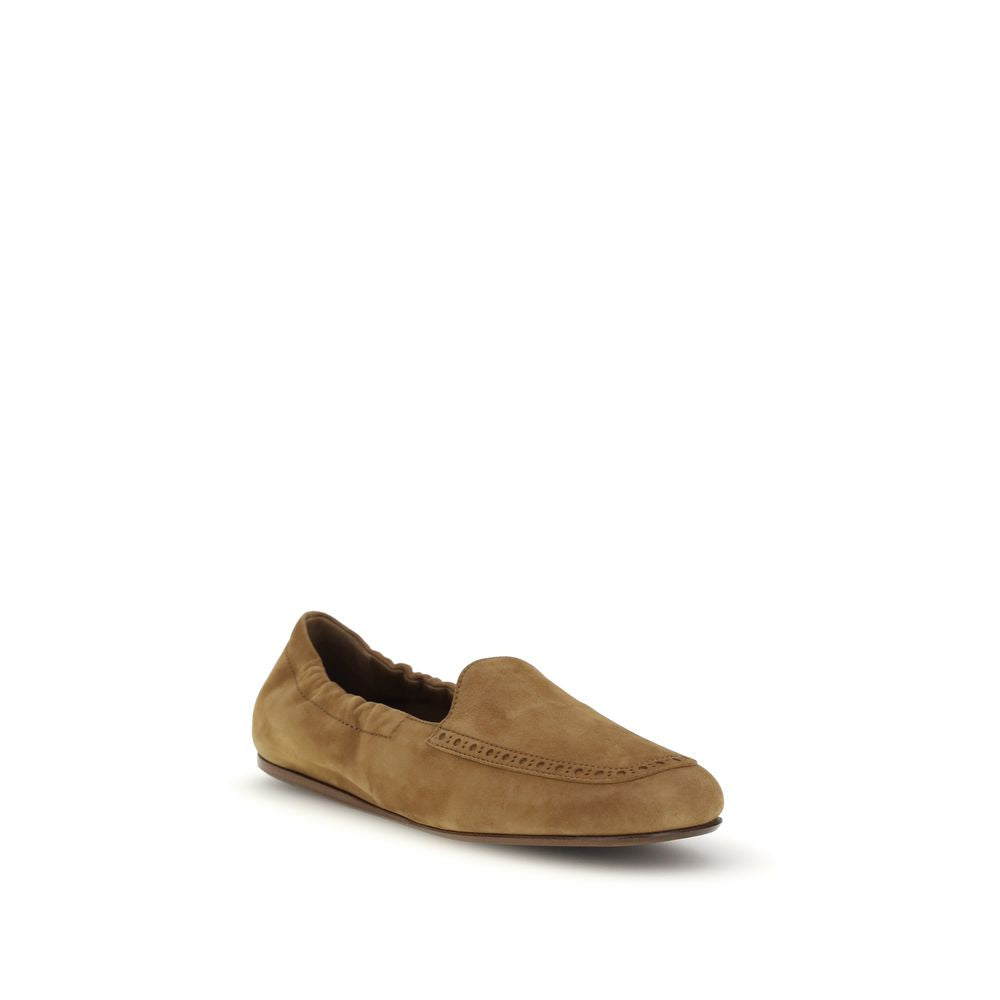 Church's Brown Calf Leather Bos Taurus Slip-On Women's Loafers
