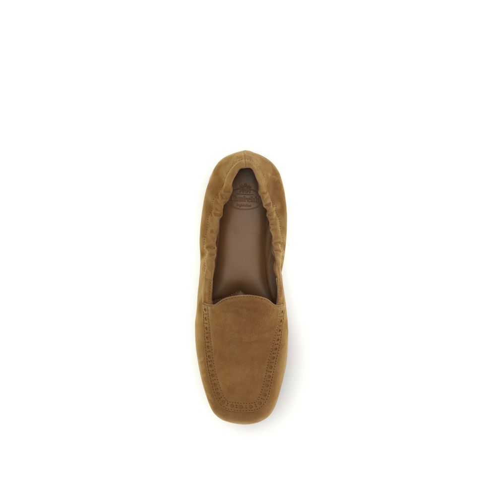 Church's Brown Calf Leather Bos Taurus Slip-On Women's Loafers