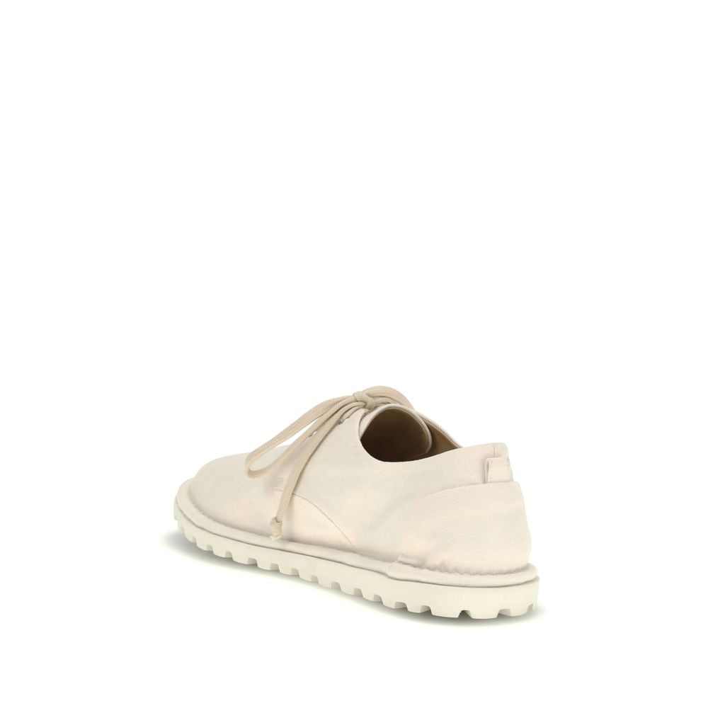 Marsell White Cotton Oxfords And Men's Derbies