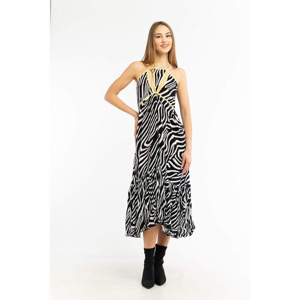 Patrizia Pepe Black Viscose Casual Women's Dress
