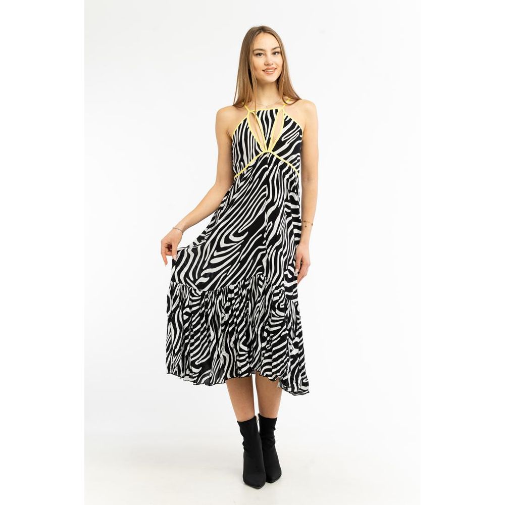 Patrizia Pepe Black Viscose Casual Women's Dress