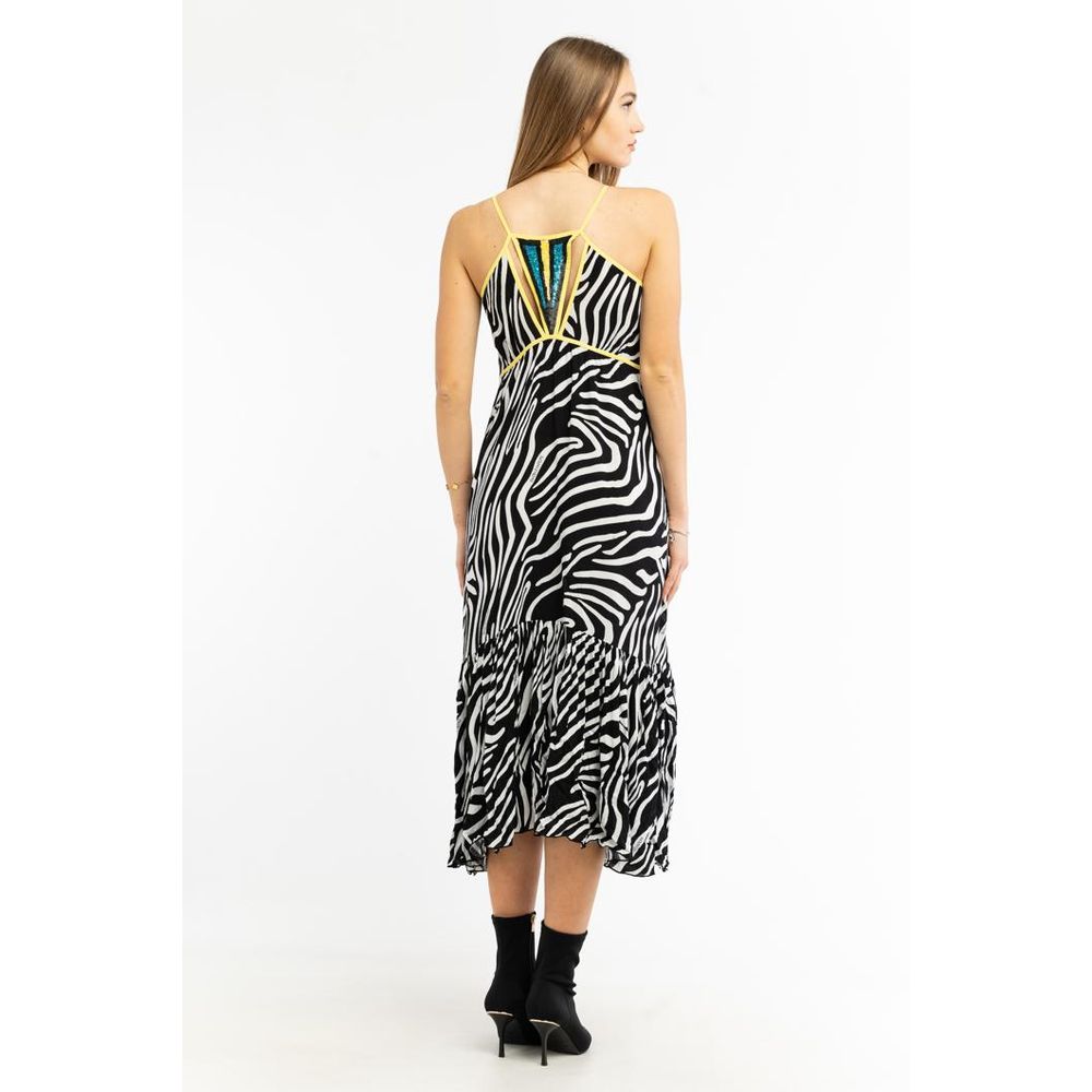 Patrizia Pepe Black Viscose Casual Women's Dress