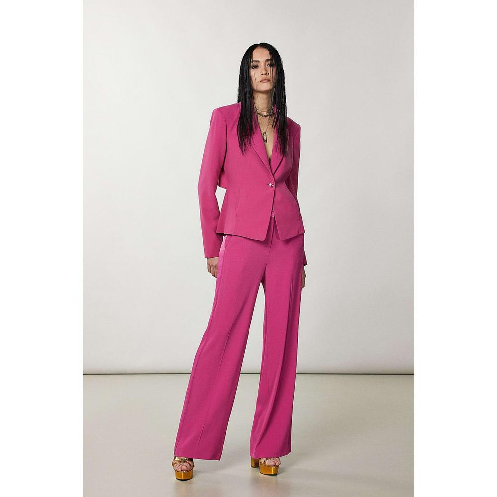 Patrizia Pepe Yellow Polyester Women's Blazer