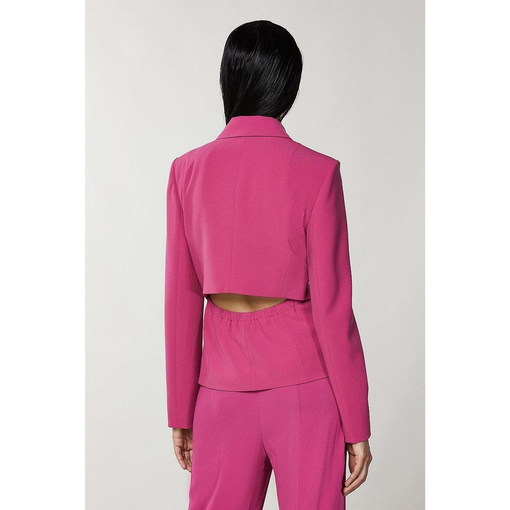 Patrizia Pepe Yellow Polyester Women's Blazer
