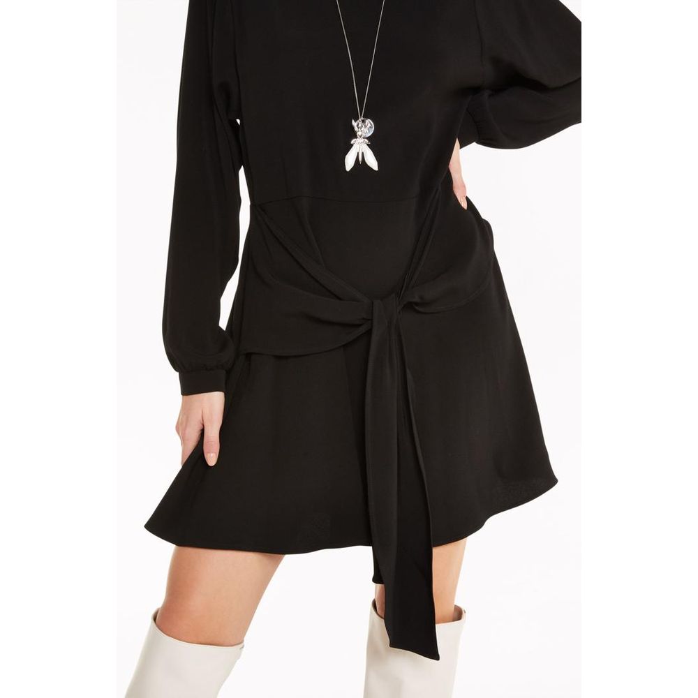 Patrizia Pepe Black Viscose Casual Women's Dress