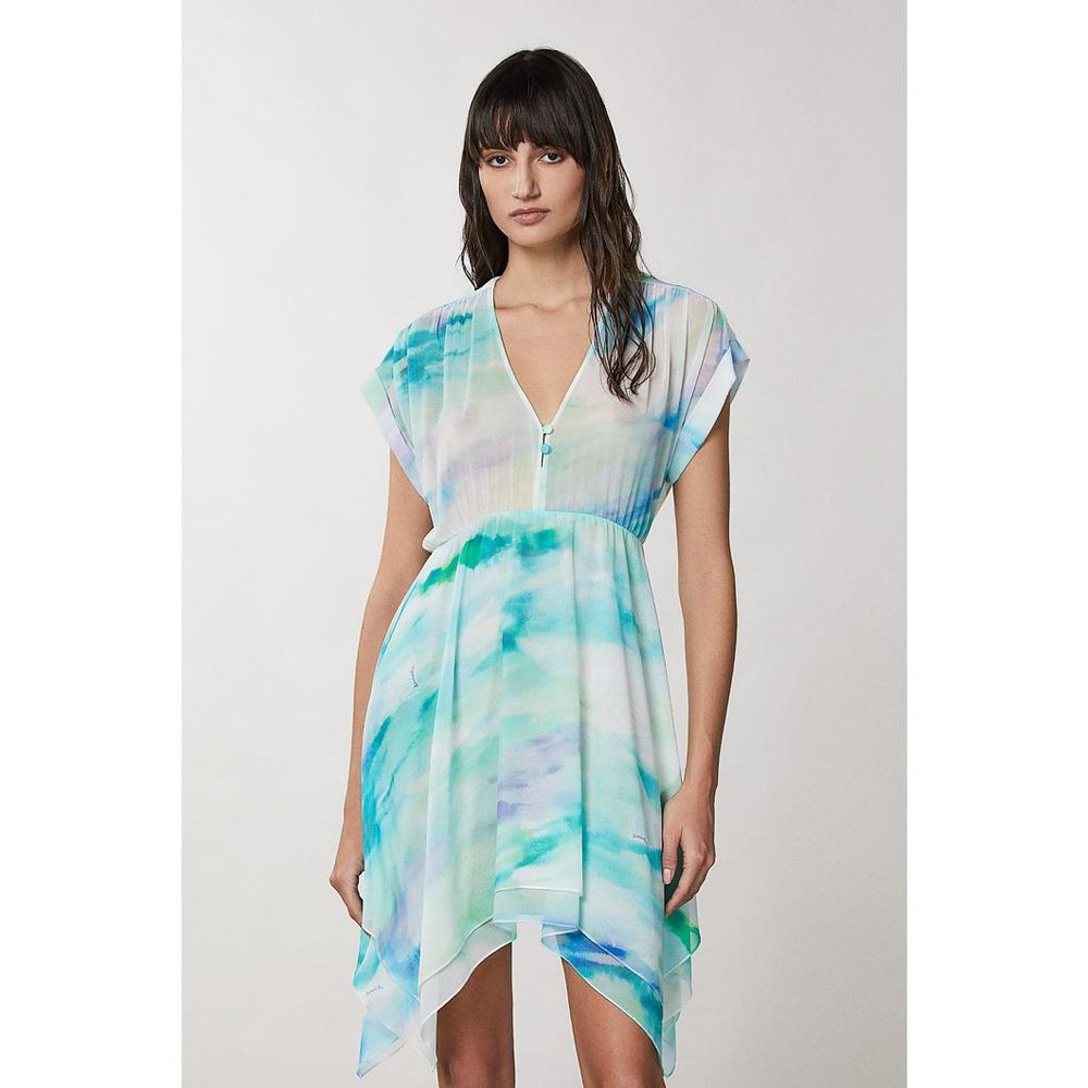 Patrizia Pepe Turquoise Polyester Casual Women's Dress