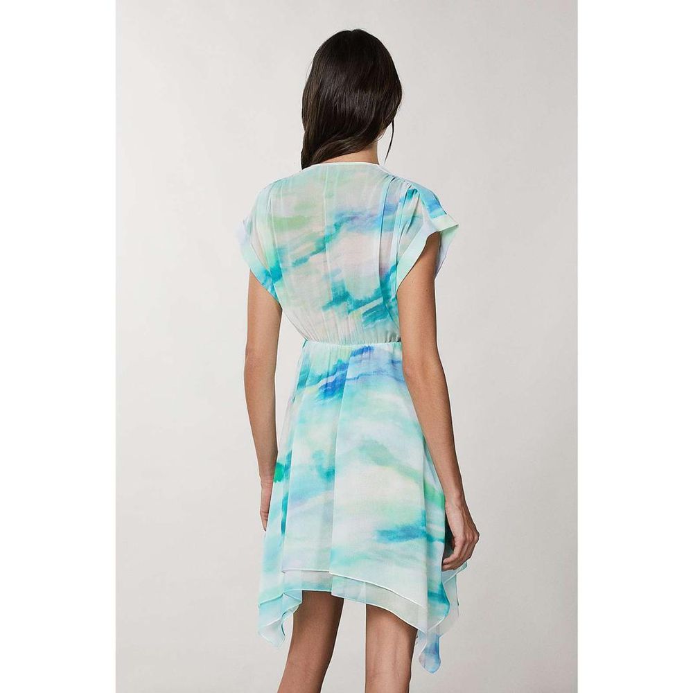 Patrizia Pepe Turquoise Polyester Casual Women's Dress
