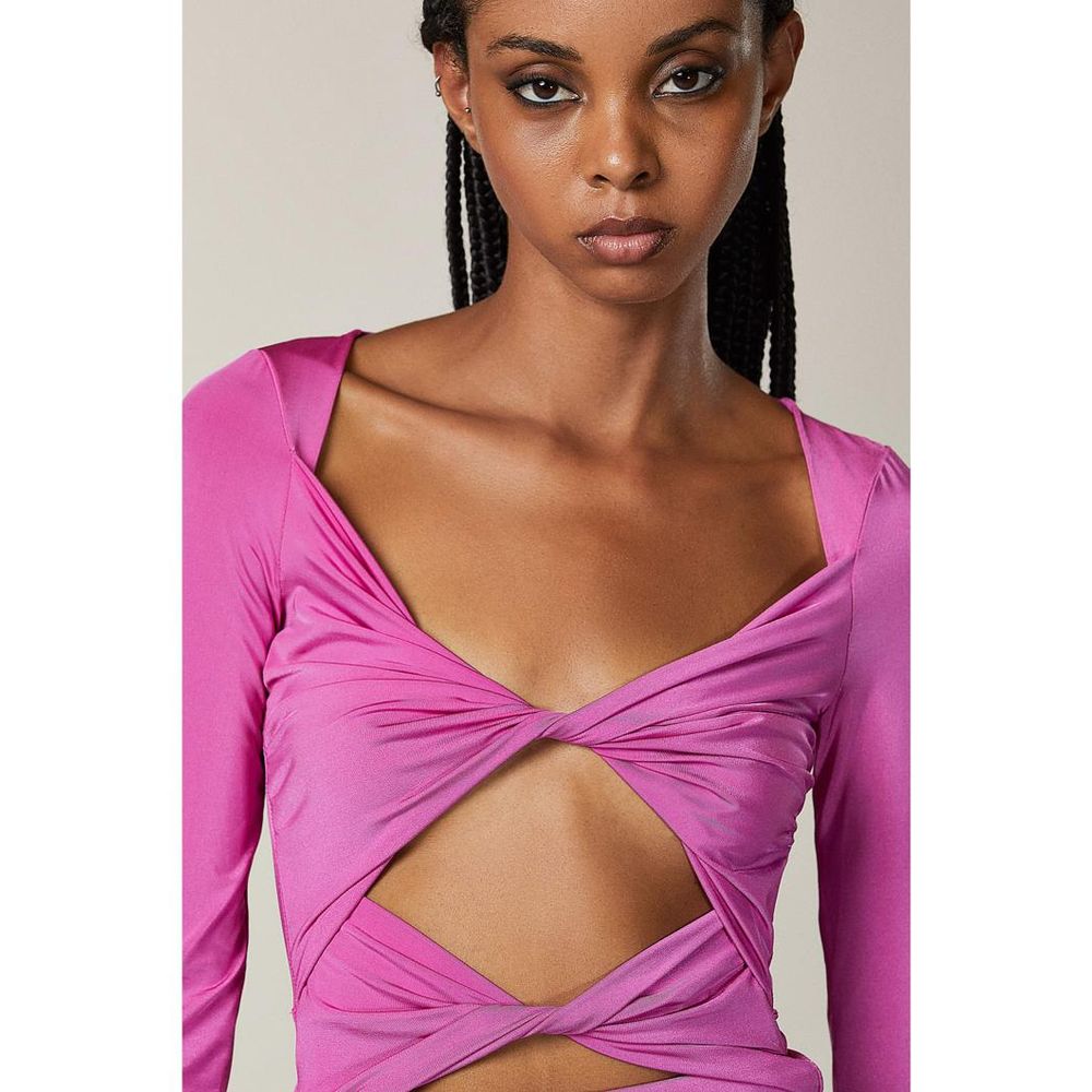 Patrizia Pepe Purple Nylon Casual Women's Dress