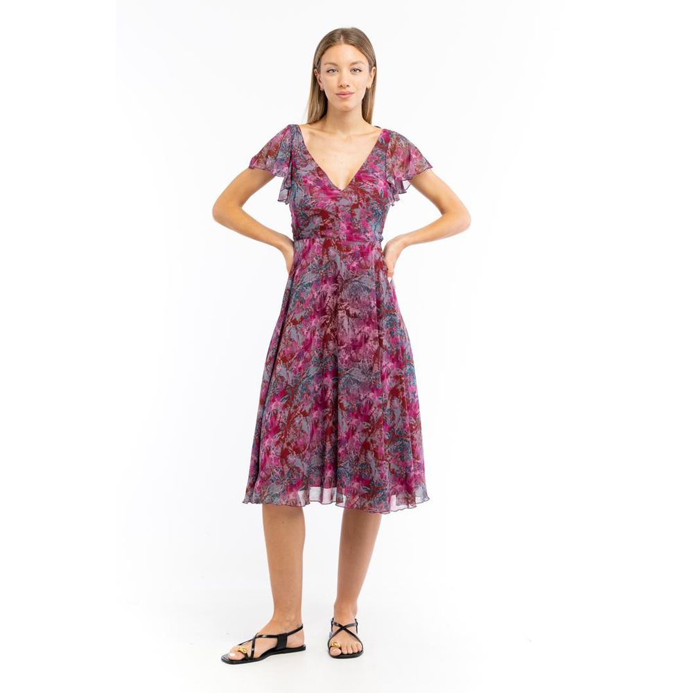 Patrizia Pepe Purple Polyester Casual Women's Dress