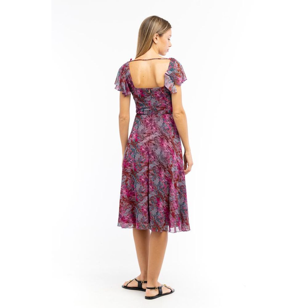 Patrizia Pepe Purple Polyester Casual Women's Dress