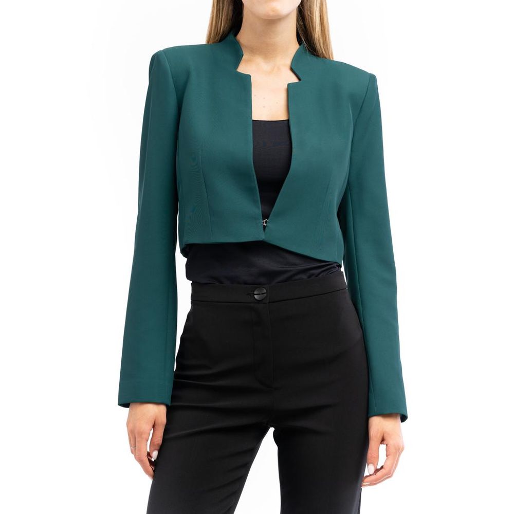 Patrizia Pepe Brown Polyester Women's Blazer