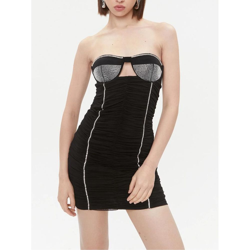 Patrizia Pepe Black Nylon Casual Women's Dress