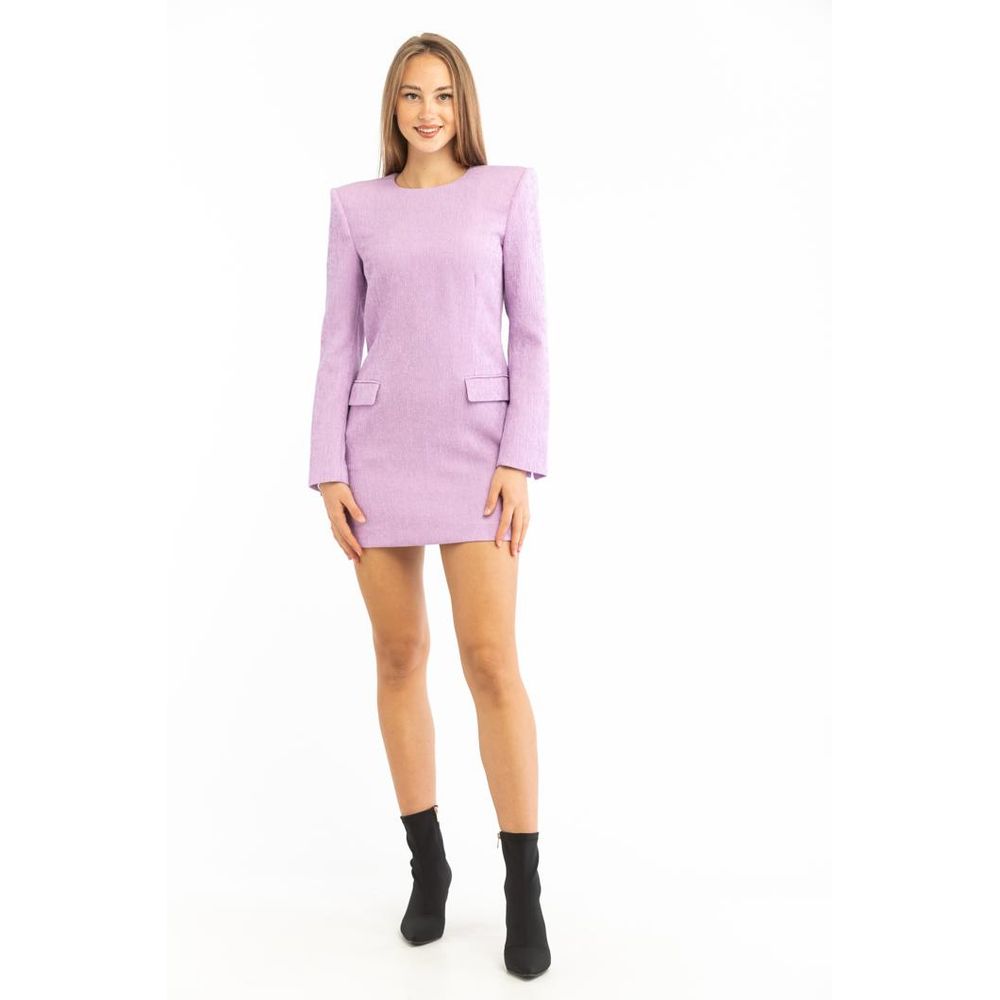 Patrizia Pepe Purple Polyester Casual Women's Dress