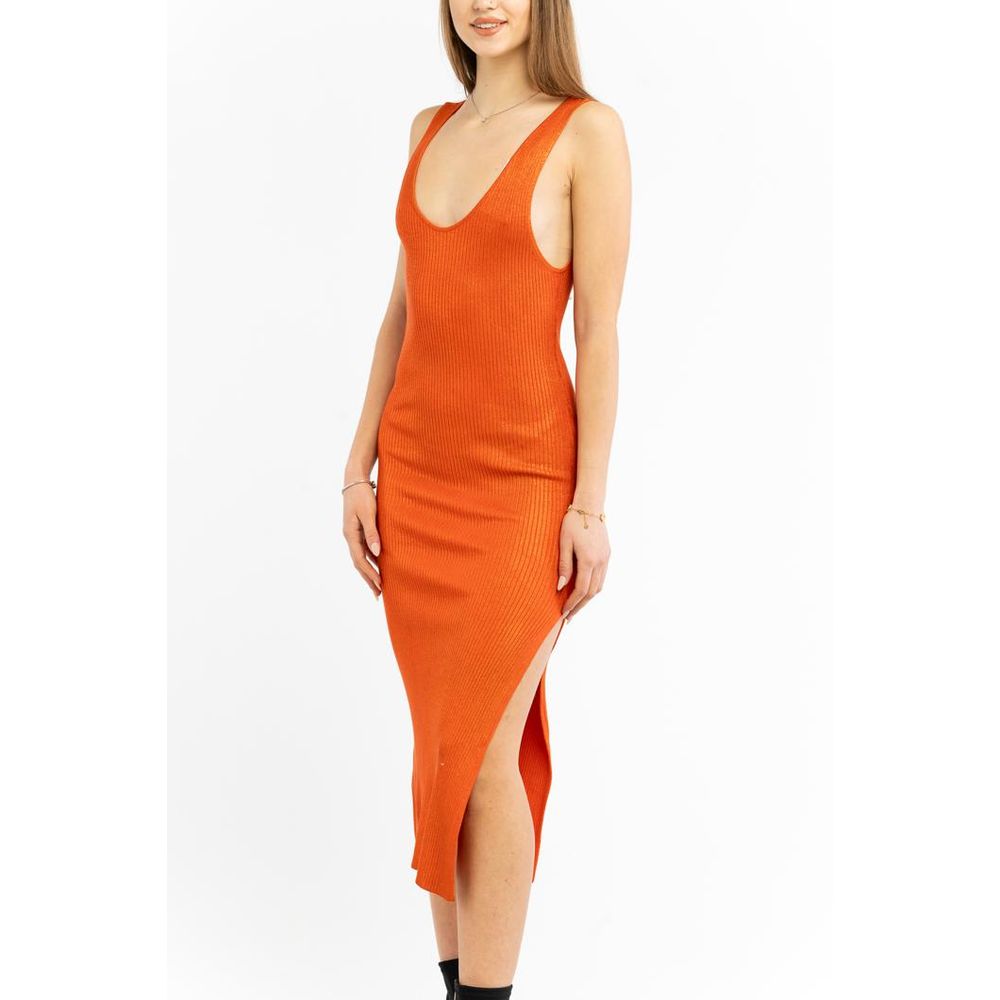 Patrizia Pepe Orange Viscose Casual Women's Dress