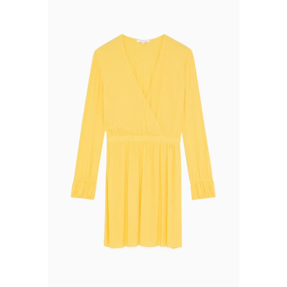 Patrizia Pepe Yellow Viscose Casual Women's Dress