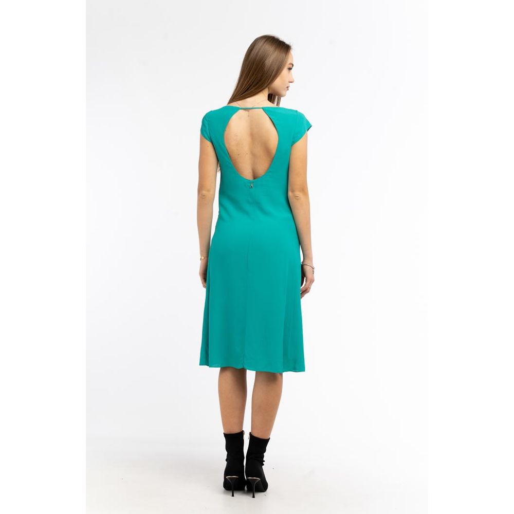 Patrizia Pepe Green Viscose Casual Women's Dress