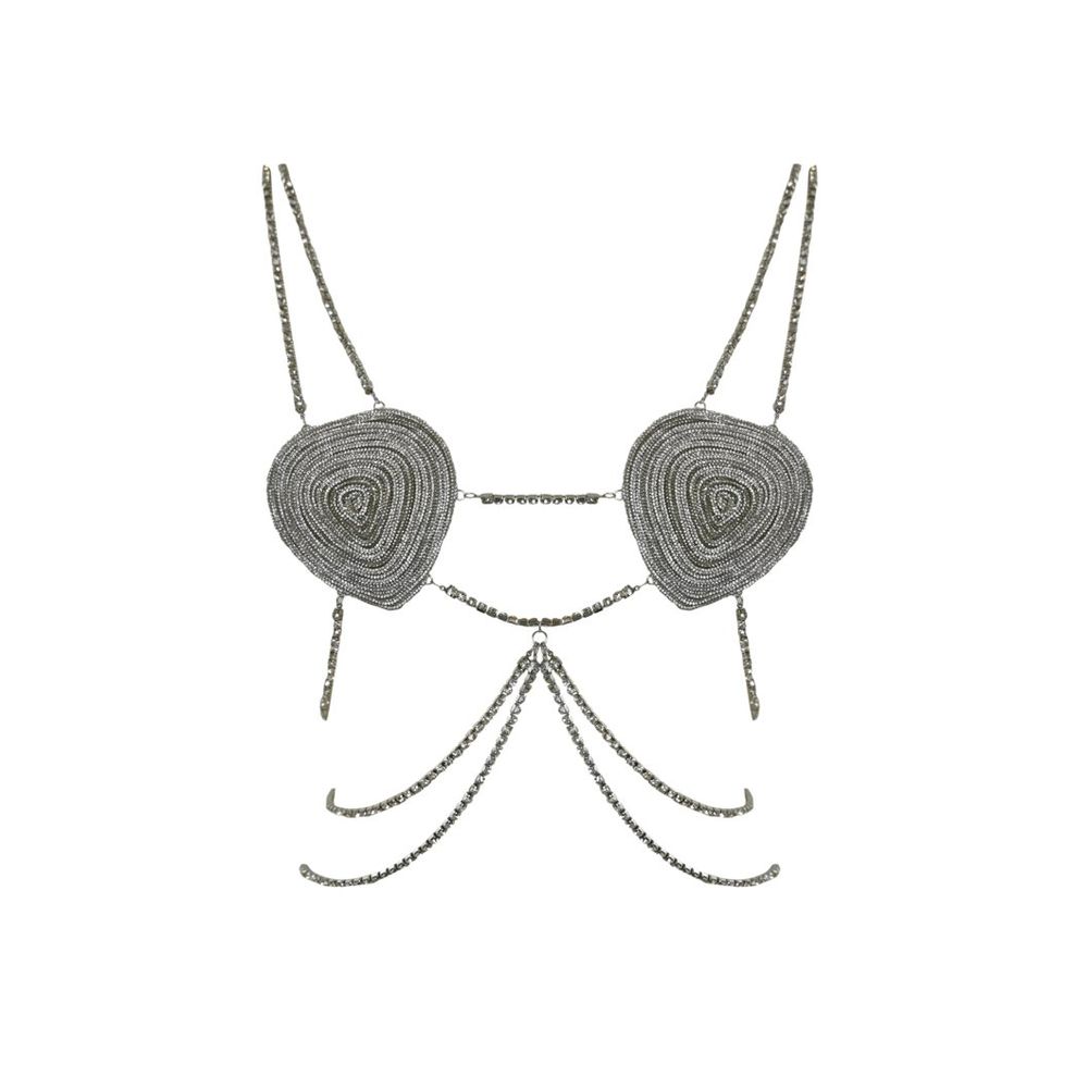 Patrizia Pepe White Copper Women's Bra