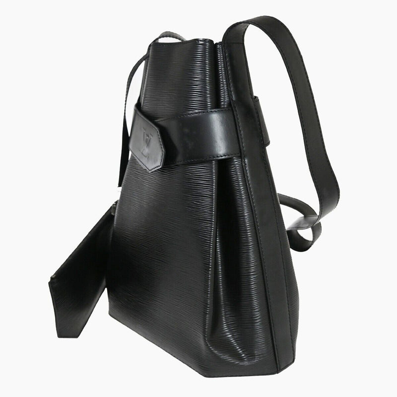 Louis Vuitton Sac D'épaule Black Leather Shoulder Bag (Pre-Owned)