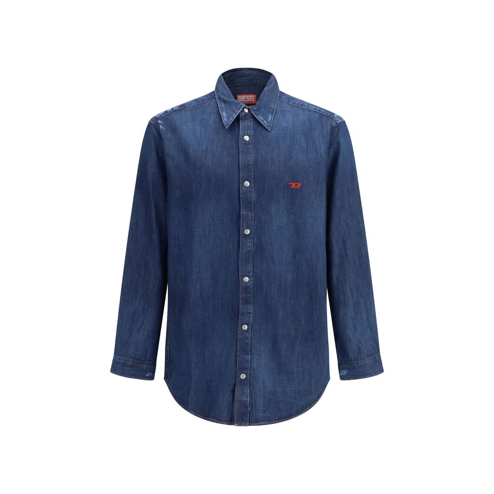 Diesel Blue Denim Men's Shirt