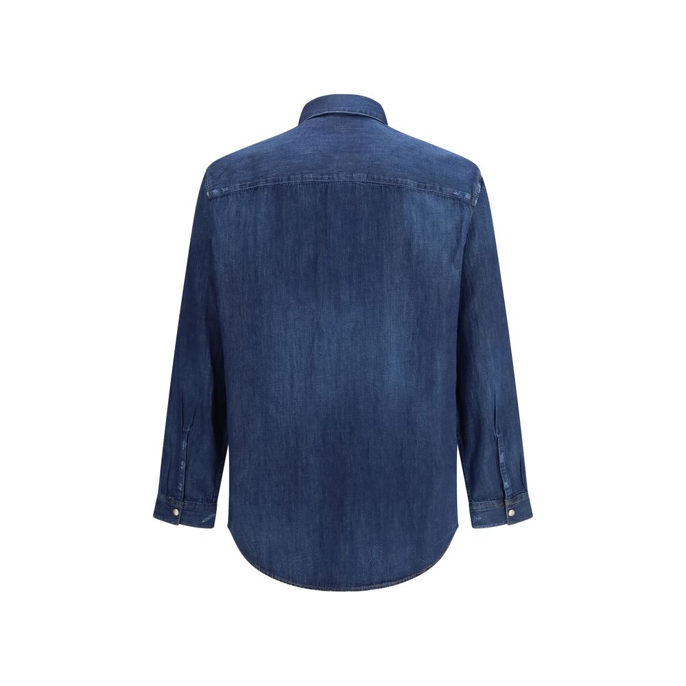Diesel Blue Denim Men's Shirt