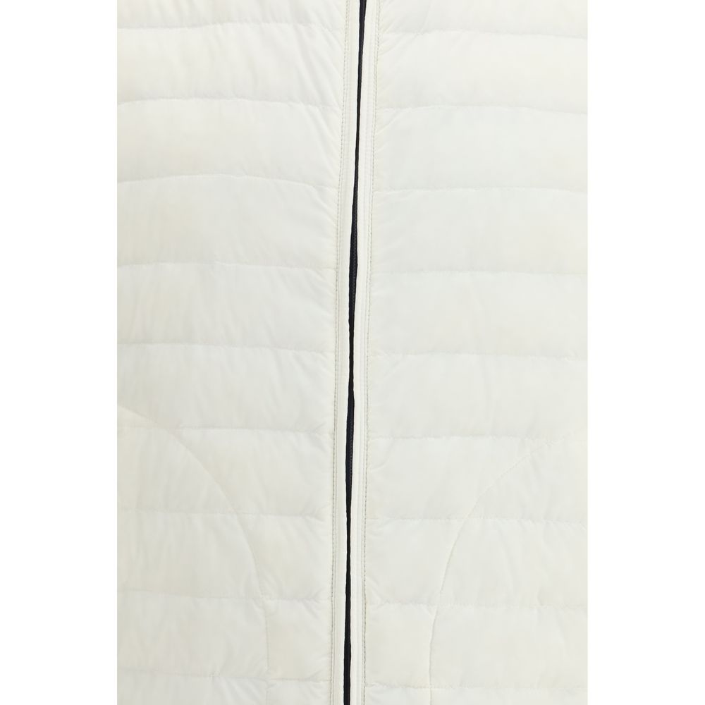 Herno White Polyamide Sleeveless Men's Jacket