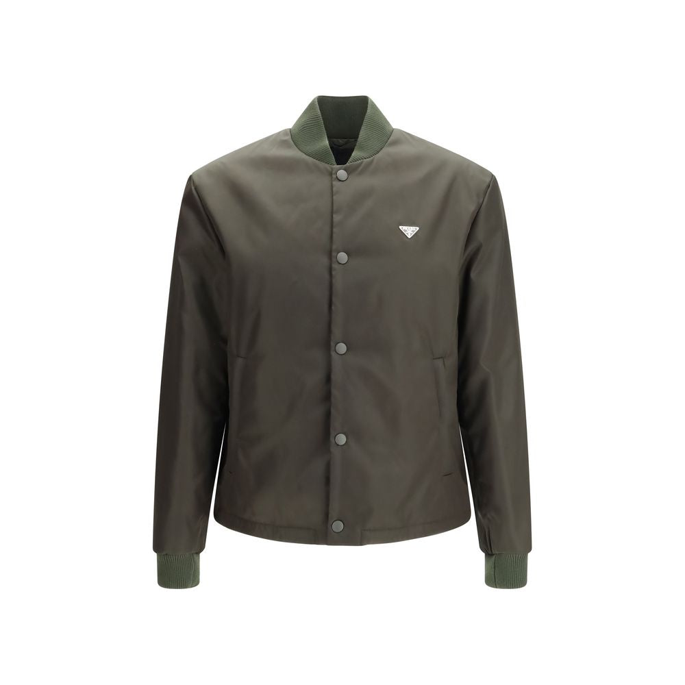 Prada Bicolor Nylon Men's Bomber