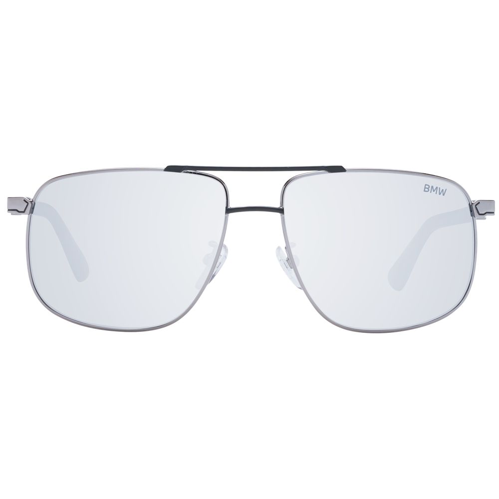 BMW Gray Metal Men's Sunglasses