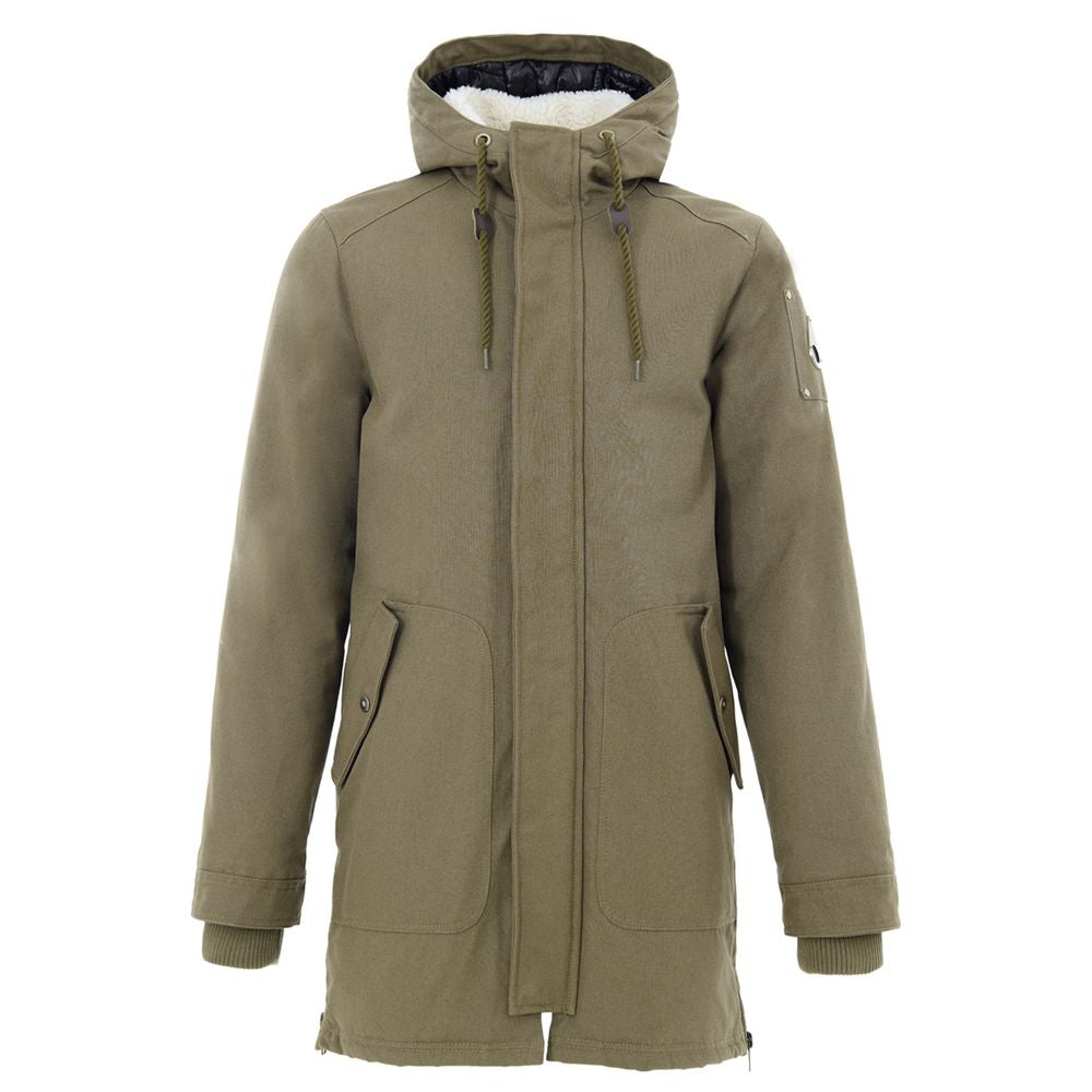 Moose Knuckles Green Cotton Men's Parka
