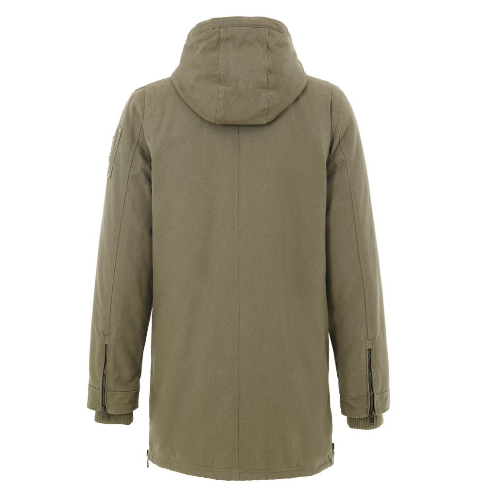 Moose Knuckles Green Cotton Men's Parka