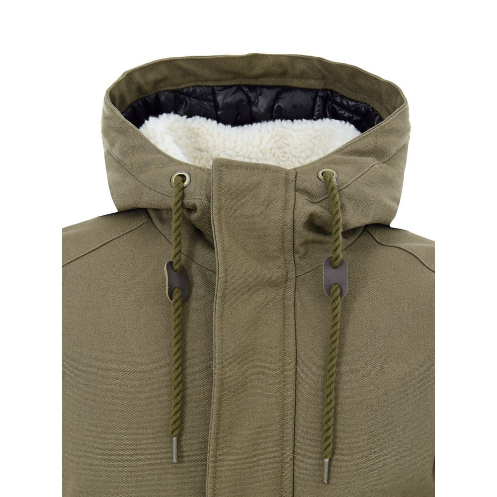 Moose Knuckles Green Cotton Men's Parka