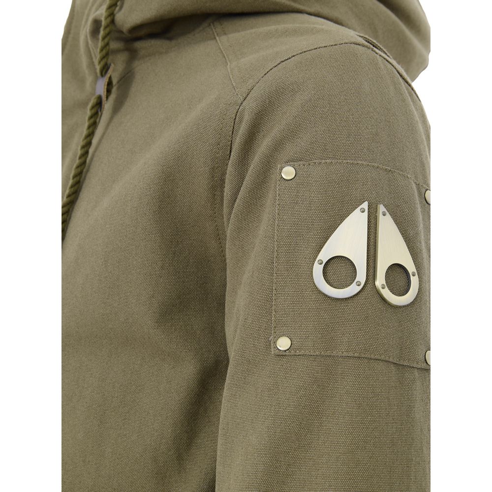 Moose Knuckles Green Cotton Men's Parka