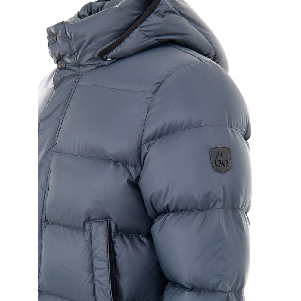 Moose Knuckles Gray Nylon Men's Coat