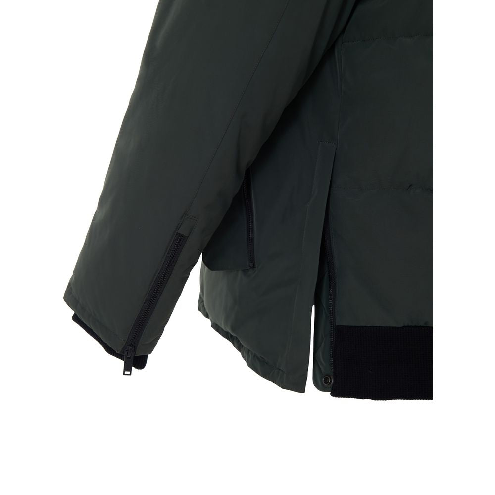 Moose Knuckles Green Nylon Men's Parka