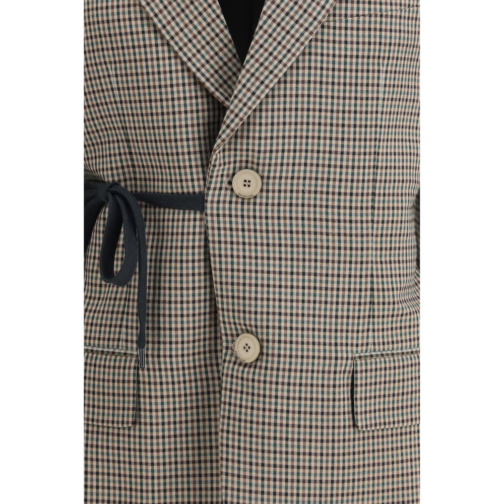 Balenciaga Multicolor Lyocell Women's Coat