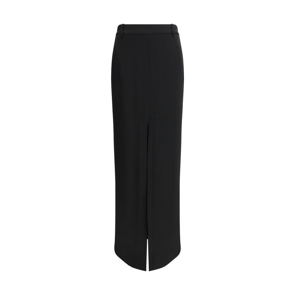 Tom Ford Black Acetate Long Women's Skirt