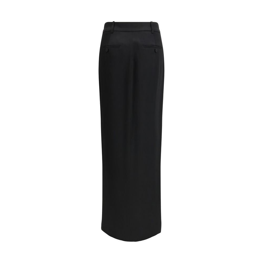 Tom Ford Black Acetate Long Women's Skirt