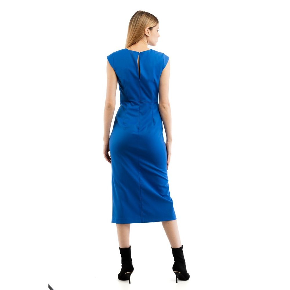 Patrizia Pepe Blue Polyester Casual Women's Dress