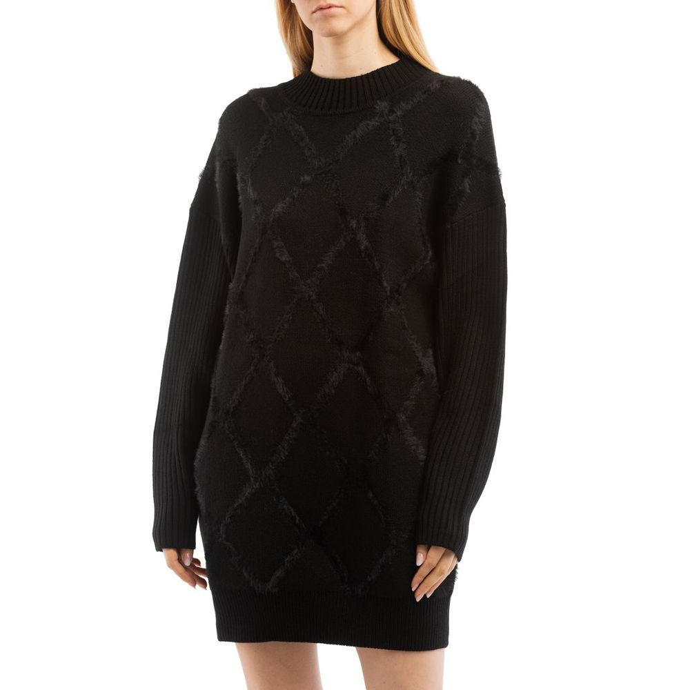 Patrizia Pepe Black Nylon Casual Women's Dress