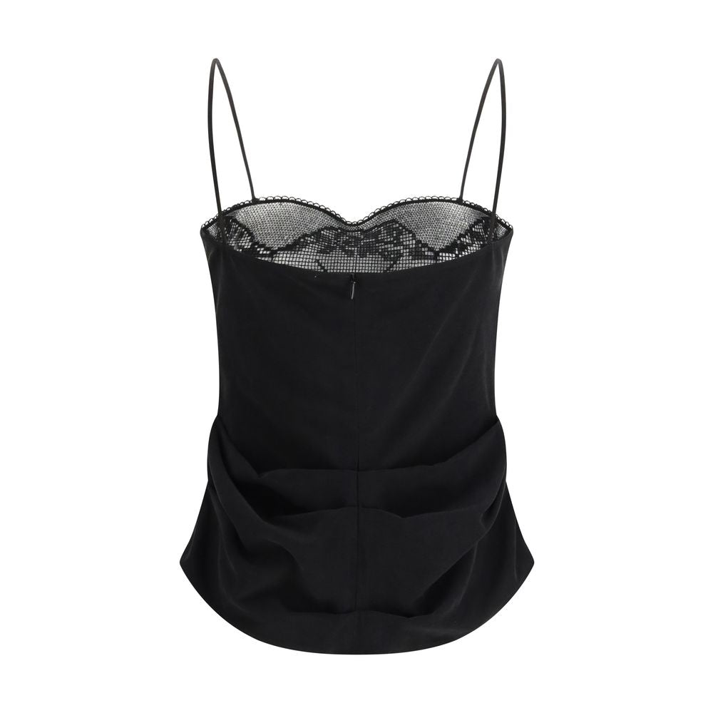 Magda Butrym Black Silk Women's Blouse