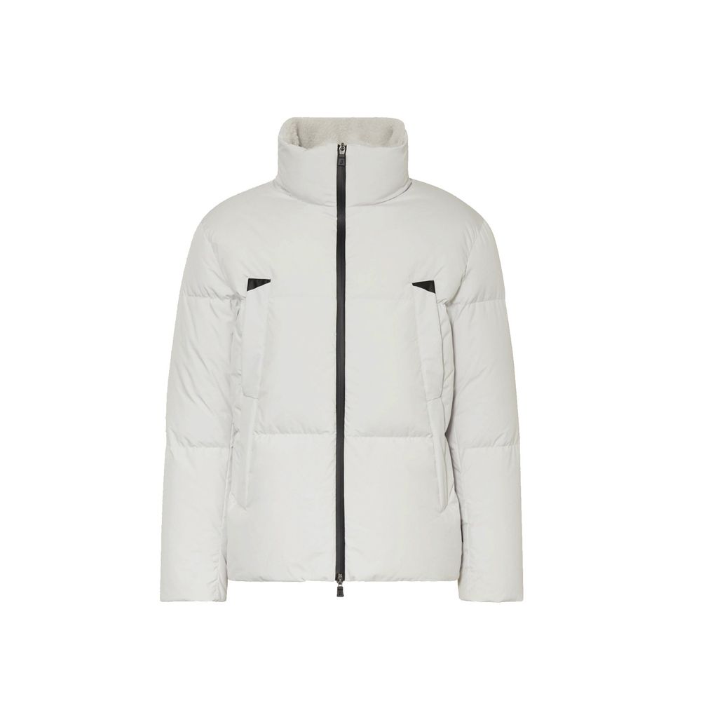 Herno Gray Polyester Shell Men's Jacket
